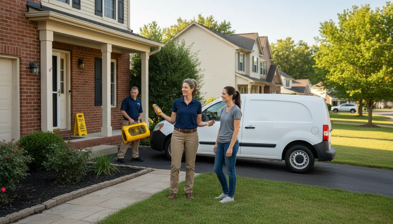 Residential water damage restoration in Whitewater, CO